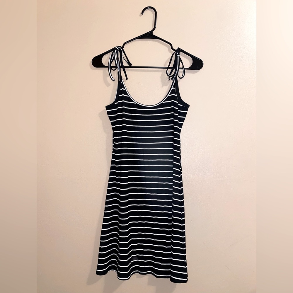 Urban Outfitters Black and White Stripe Dress